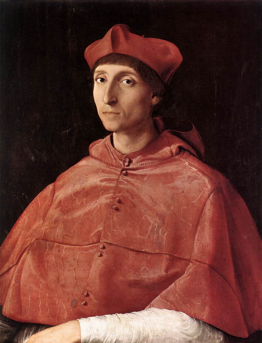 RAFFAELLO Sanzio Portrait of a Cardinal